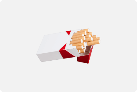 A pack of cigarettes